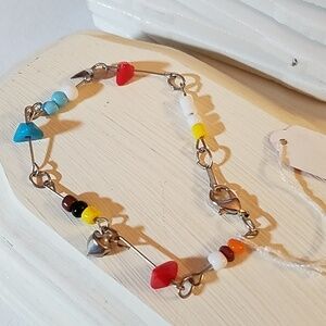 Rock & Bead Bracelet 9"